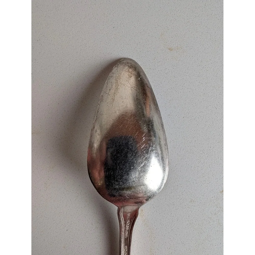 Wm Rogers & Son Silver Plate Teaspoons 1910 Orange Blossom Floral Set of 4